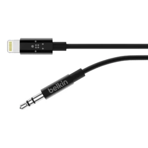 Belkin Lightning to 3.5mm, Black (0,9m)