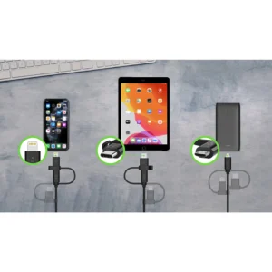 BOOST CHARGE Universal Charging Cable, Black (1m)