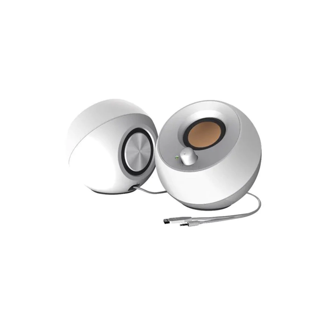 Pebble 2.0 USB Speakers, White - Bild 2