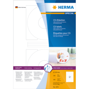 Herma etikett Special CD ø116 (200)