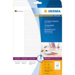 Herma etikett Special CD box 114,3x5,5 (1200)