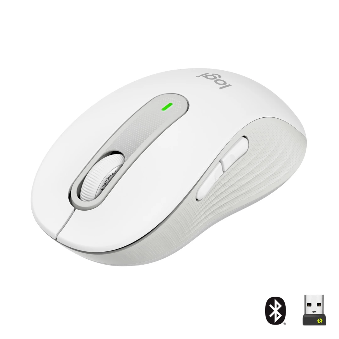 Logitech Signature M650 Wireless Mouse, Off-white