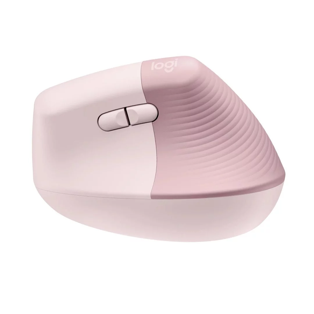 Logitech Lift Right Vertical Ergonomic Mouse, Rose/Dark Rose - Bild 3