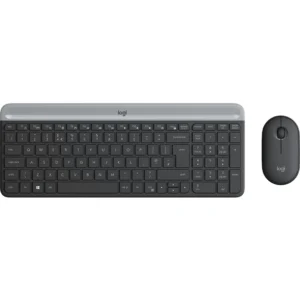MK470 Slim Wireless Desktop Set, Graphite (Nordic)