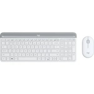 MK470 Slim Wireless Desktop Set, Offwhite (Nordic)