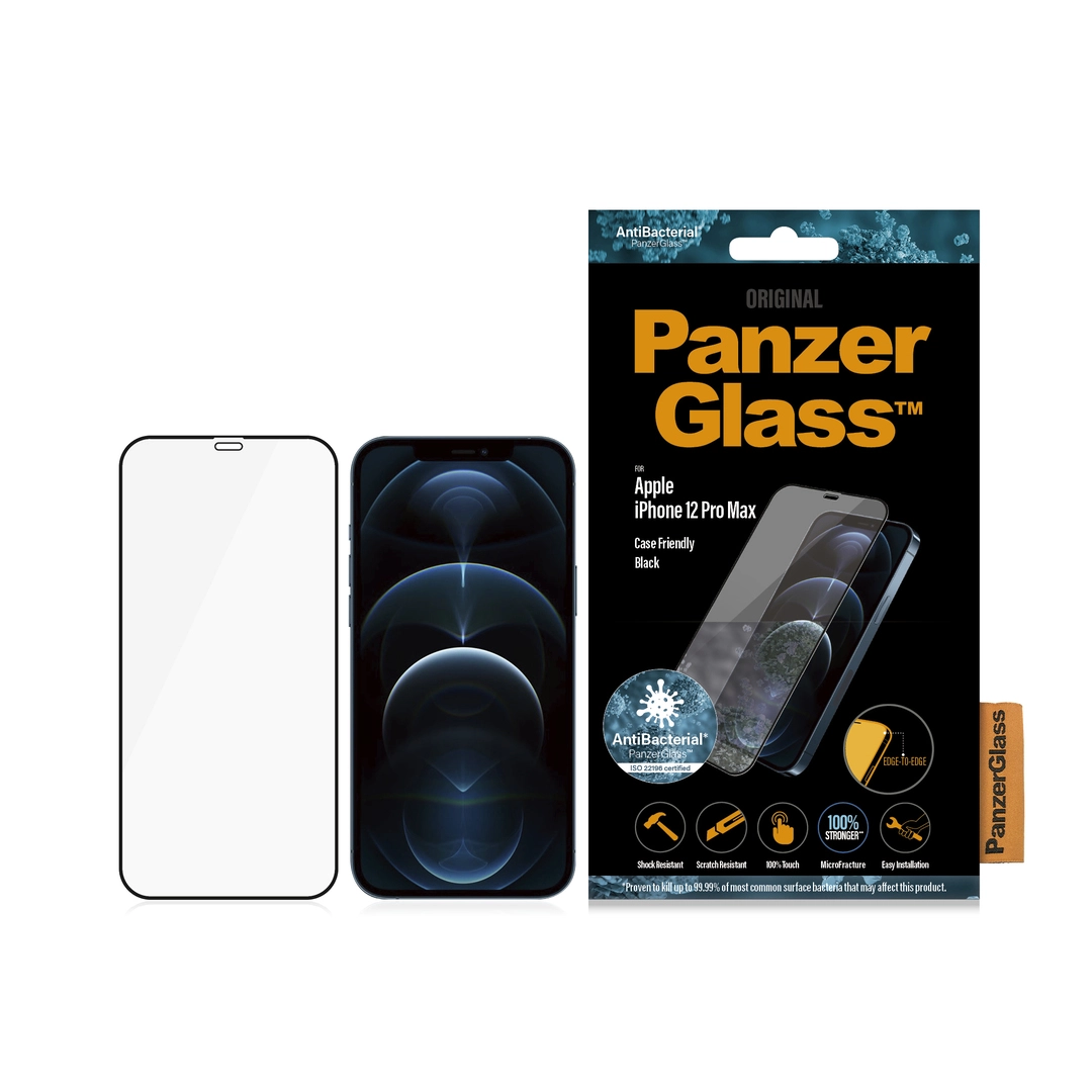 PanzerGlass iPhone 12 Pro Max (CF), Black (AB) - Bild 3