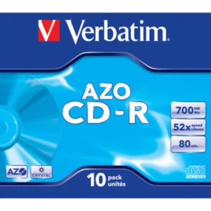 CD-R AZO, 52X, Crystal (10)