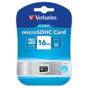 Micro SDHC Card 16GB Class 10