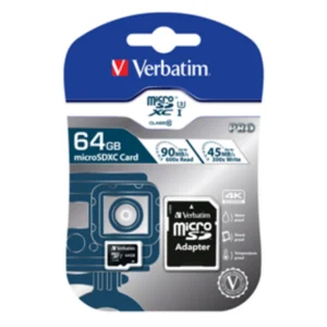 Micro SDXC Card PRO 64GB U3 with Adaptor