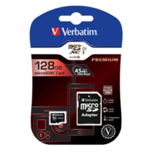 Micro SDXC Card 128GB Class 10 w/adaptor