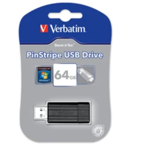 USB 2.0 Store 'n* Go Pin 64GB, Black