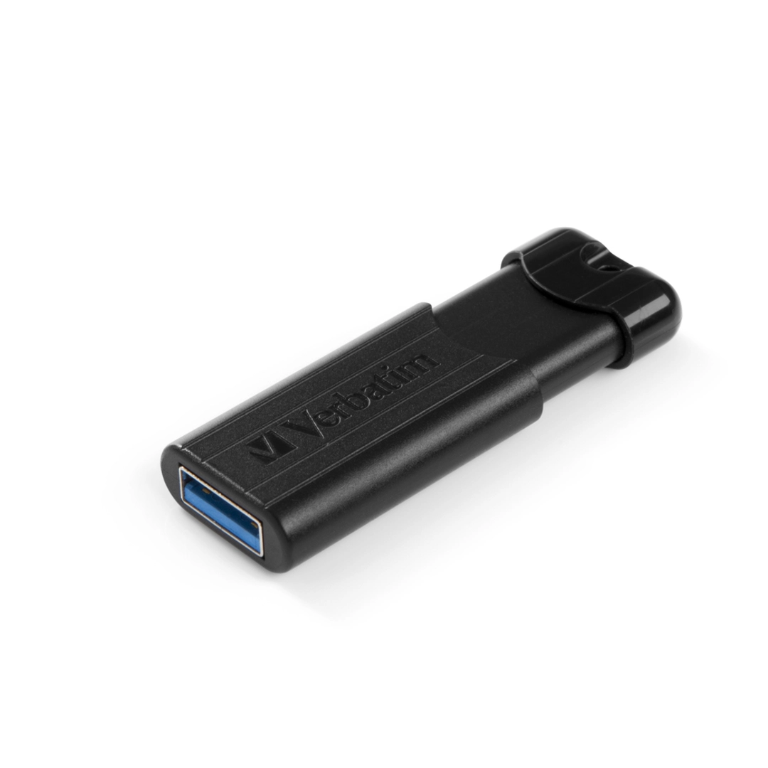 USB 3.2 PinStripe 64GB, Black
