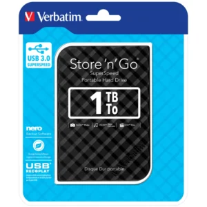 1TB Hard Drive 2,5'' Store ´N´ Go USB 3.0, Black (Gen.2)
