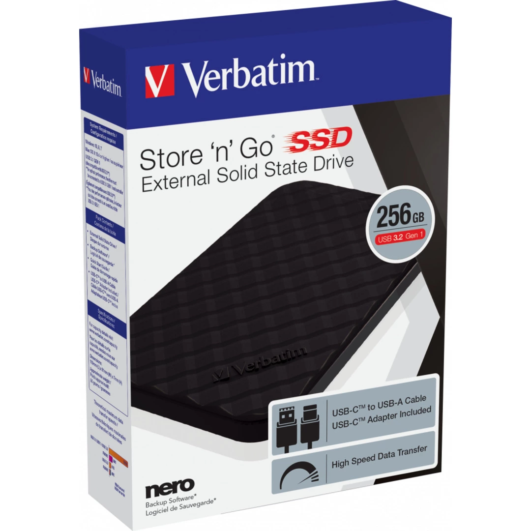 Store ‘n’ Go Portable SSD USB 3.2 (Gen 1) 256GB, Black - Bild 2