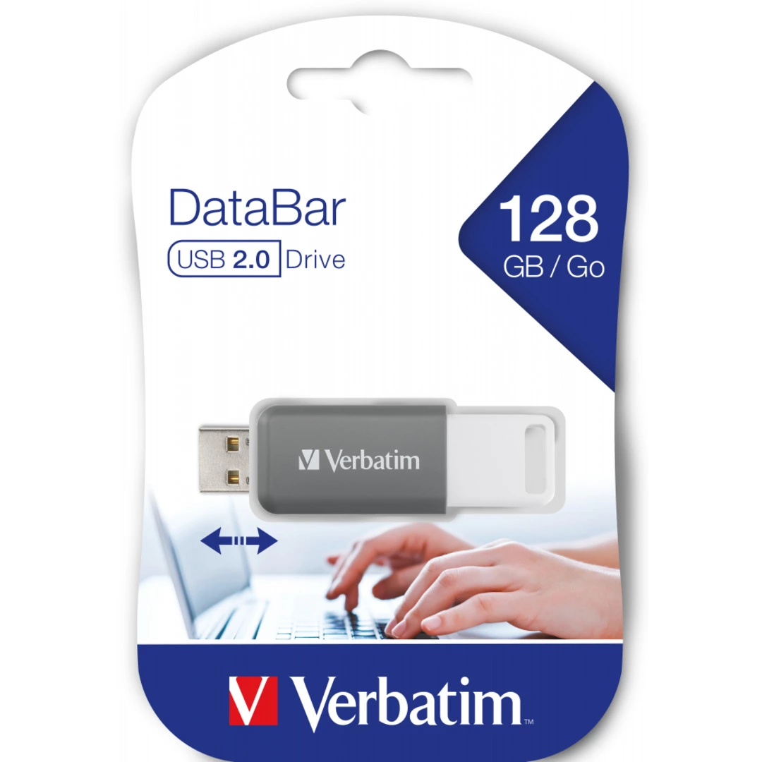 Verbatim DataBar USB 2.0 Drive 128GB, Grey - Bild 3