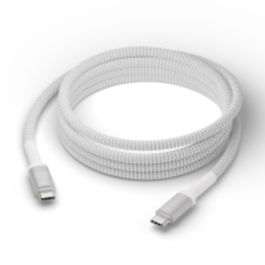 Re-charge - BRD Cable - USB-C to USB-C, White (2.5m)