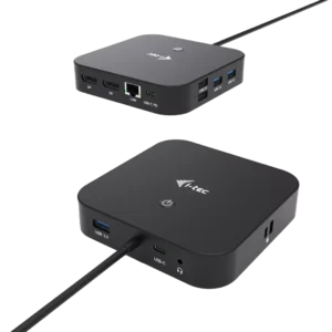 USB-C dual dock 2xDP 5xUSB-A 1xUSB-C GLAN 100W PD