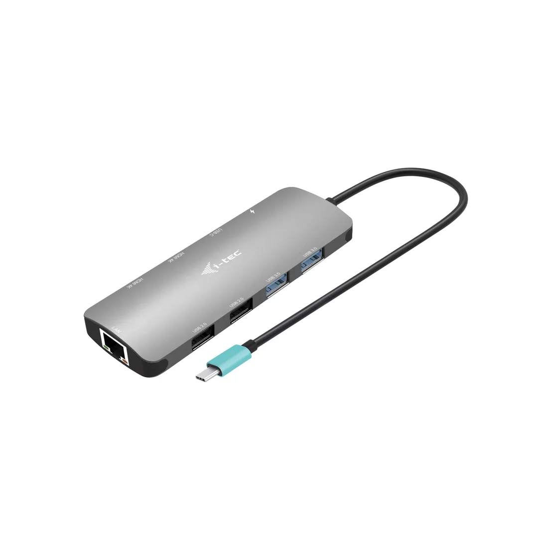 USB-C trav dock 2xHDMI 4xUSB-A 1xUSB-C 1xUSB-C PD 100W GLAN