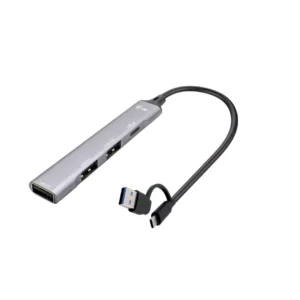 USB-A/USB-C Metal HUB 1x USB-C 3.1+3x USB 2.0