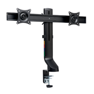 Monitor Arm Space Saving Dual Black