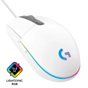G203 LIGHTSYNC Gaming Mouse, White
