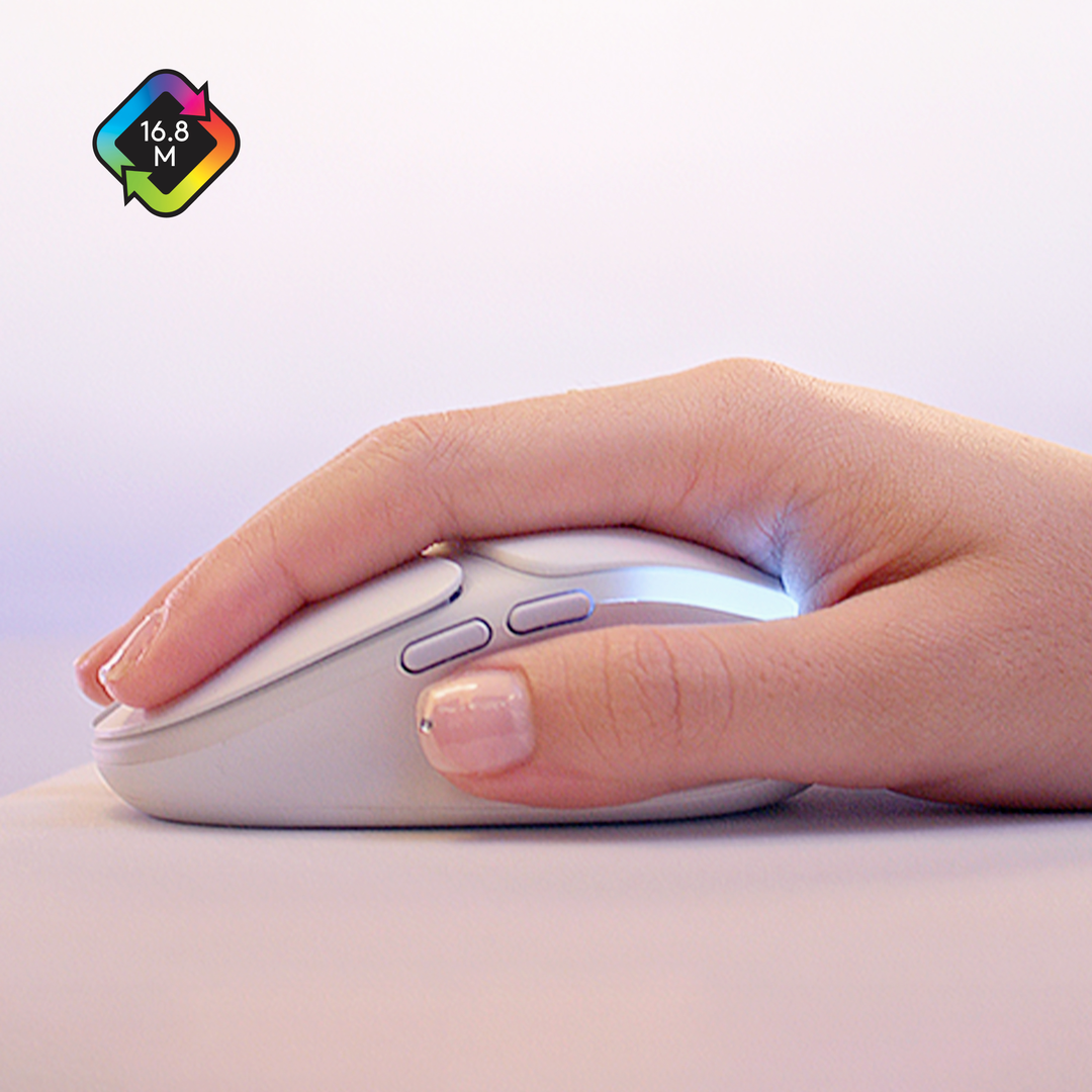 G705 Wireless Gaming Mouse, Off White - Bild 4