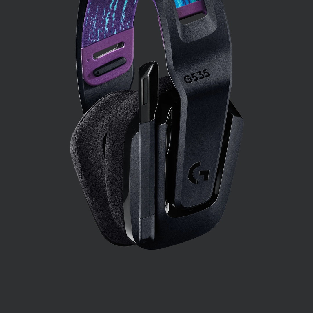 G535 LIGHTSPEED Wireless Gaming Headset, Black - Bild 2