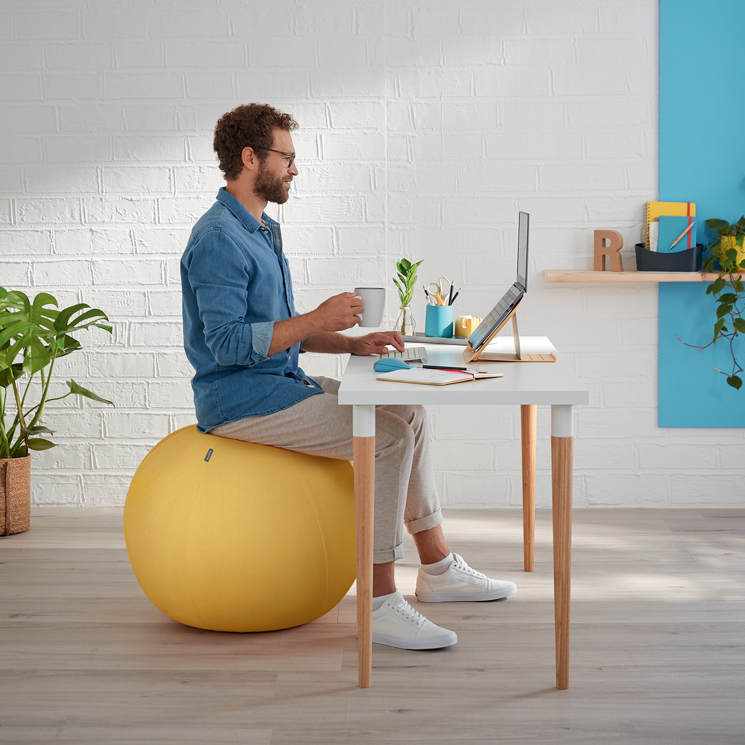 Ergo Sittboll Leitz Cosy gul - Bild 2