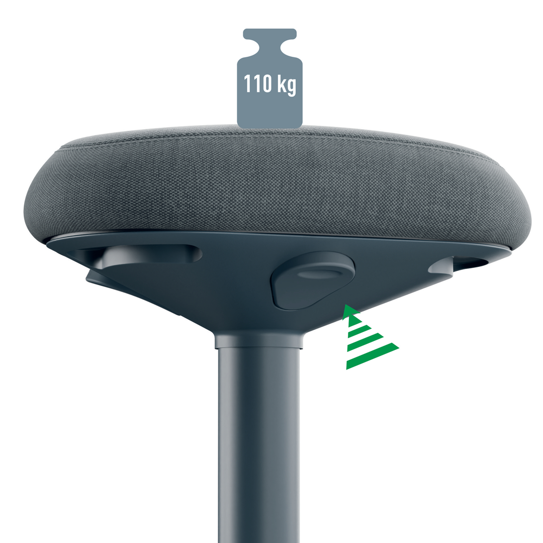 Leitz Ergo Ståpall mörkgrå - Bild 4