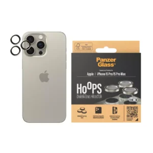 PanzerGlass Hoops Camera iPhone 15 Pro 15 Pro Max Natural Me