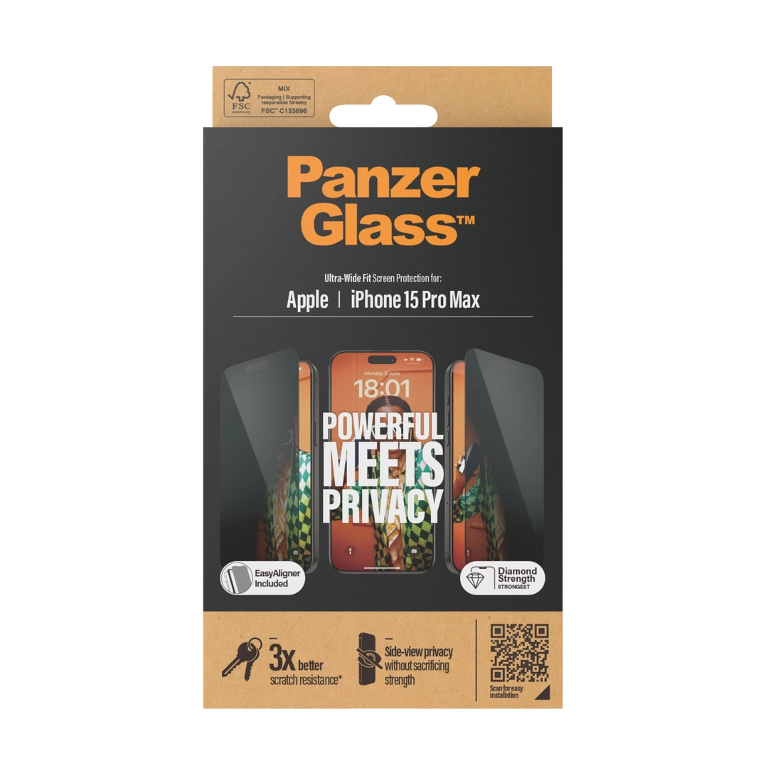 PanzerGlass iPhone 15 Pro Max UWF Privacy wA - Bild 2