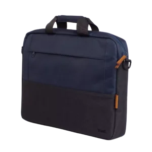 Lisboa 16'' Laptop Bag, Dark Blue & Grey