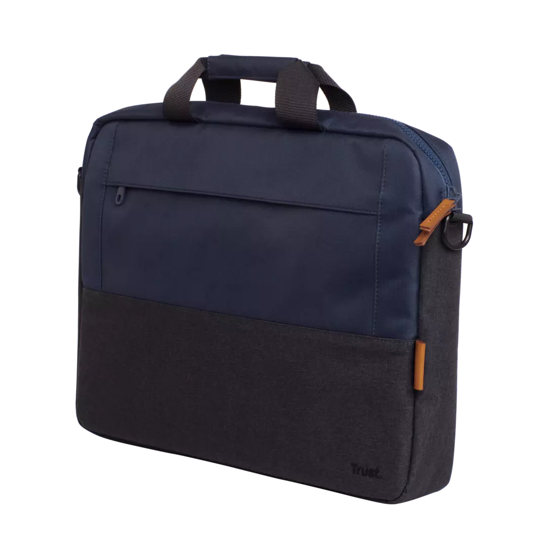 Lisboa 16'' Laptop Bag, Dark Blue & Grey