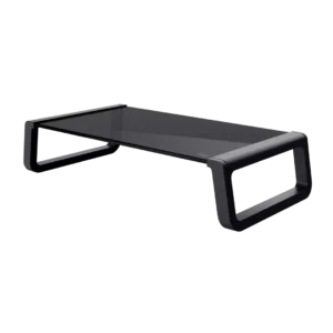 Monta Glass Monitor Stand, Black