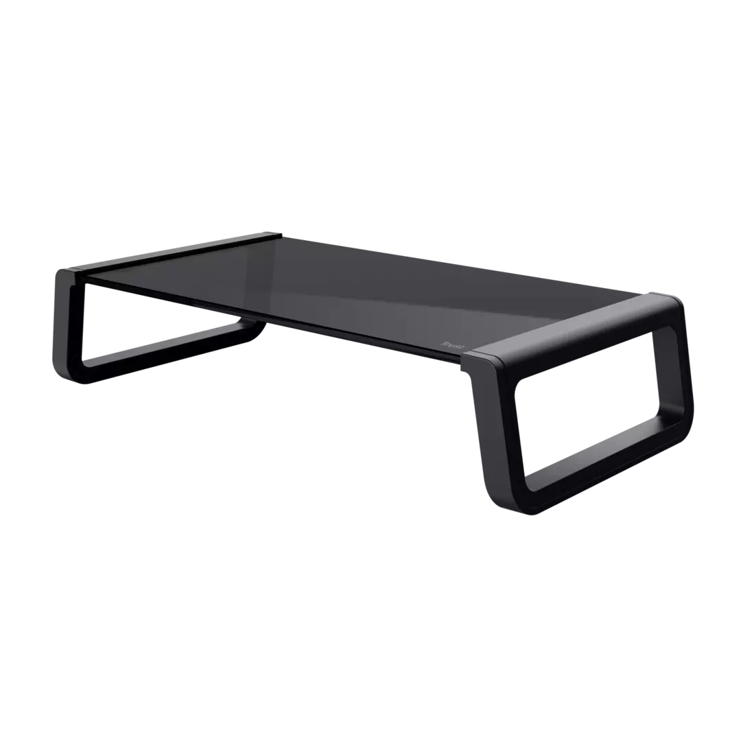 Monta Glass Monitor Stand, Black