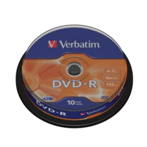 DVD-R General, 16X, Branded Matt Silver (10)