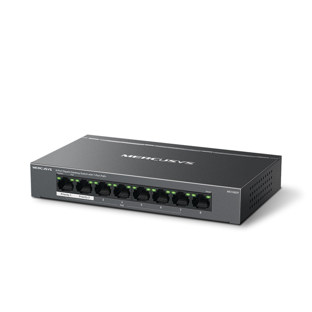 8-Port Gigabit Desktop Switch with 7-Port PoE+ - Bild 2