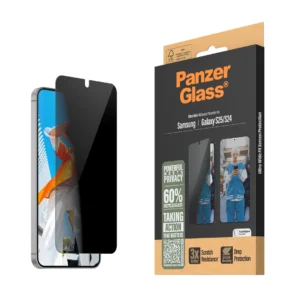 PANZERGLASS Privacy Screen Protector Galaxy S25, UWF