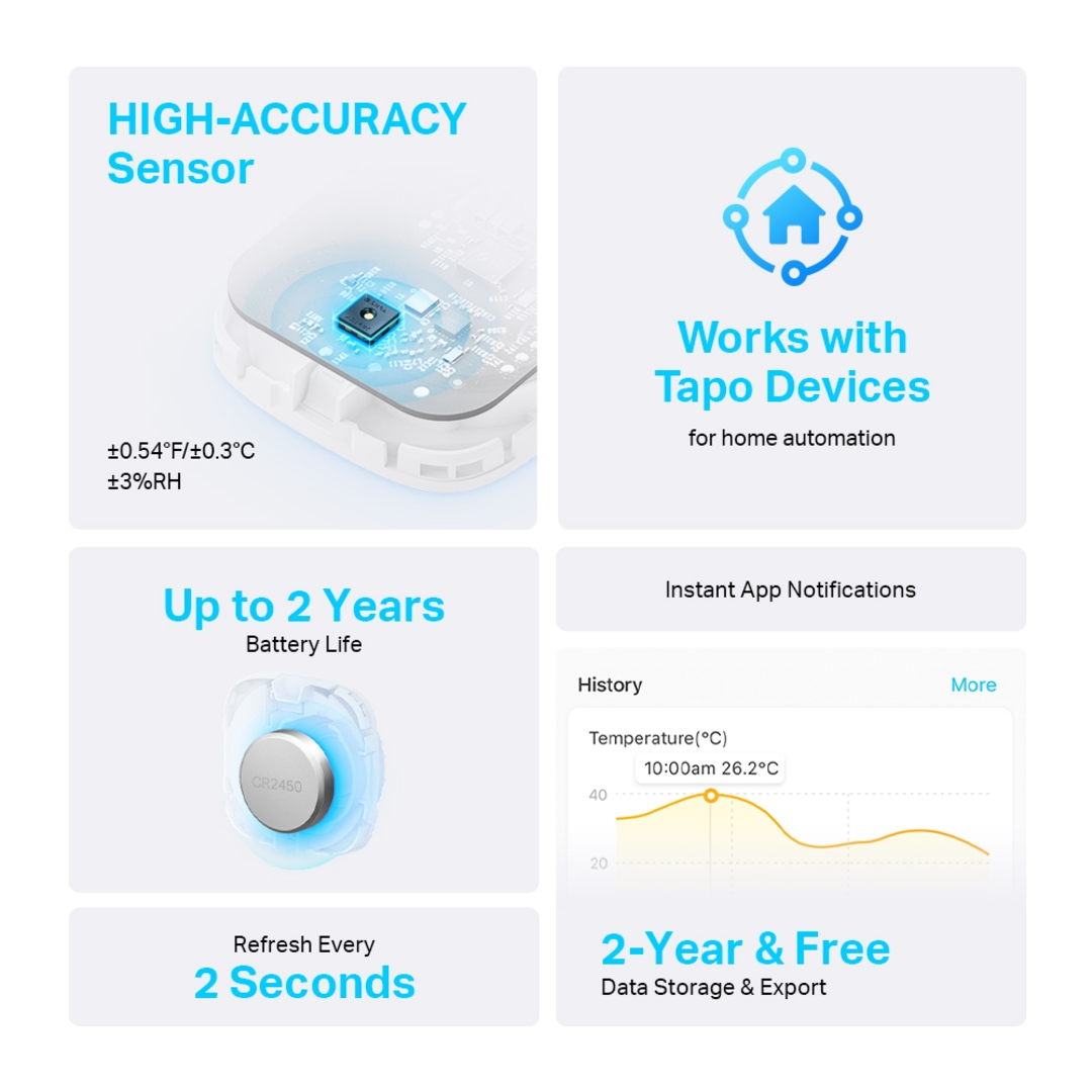 TP-LINK Tapo T310 Smart Temperature and Humidity Sensor - Bild 2