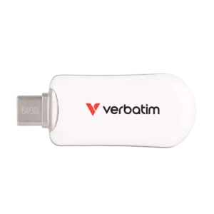 VERBATIM Plectra USB-C Flash Drive White 64GB