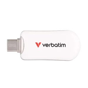 VERBATIM Plectra USB-C Flash Drive White 128GB