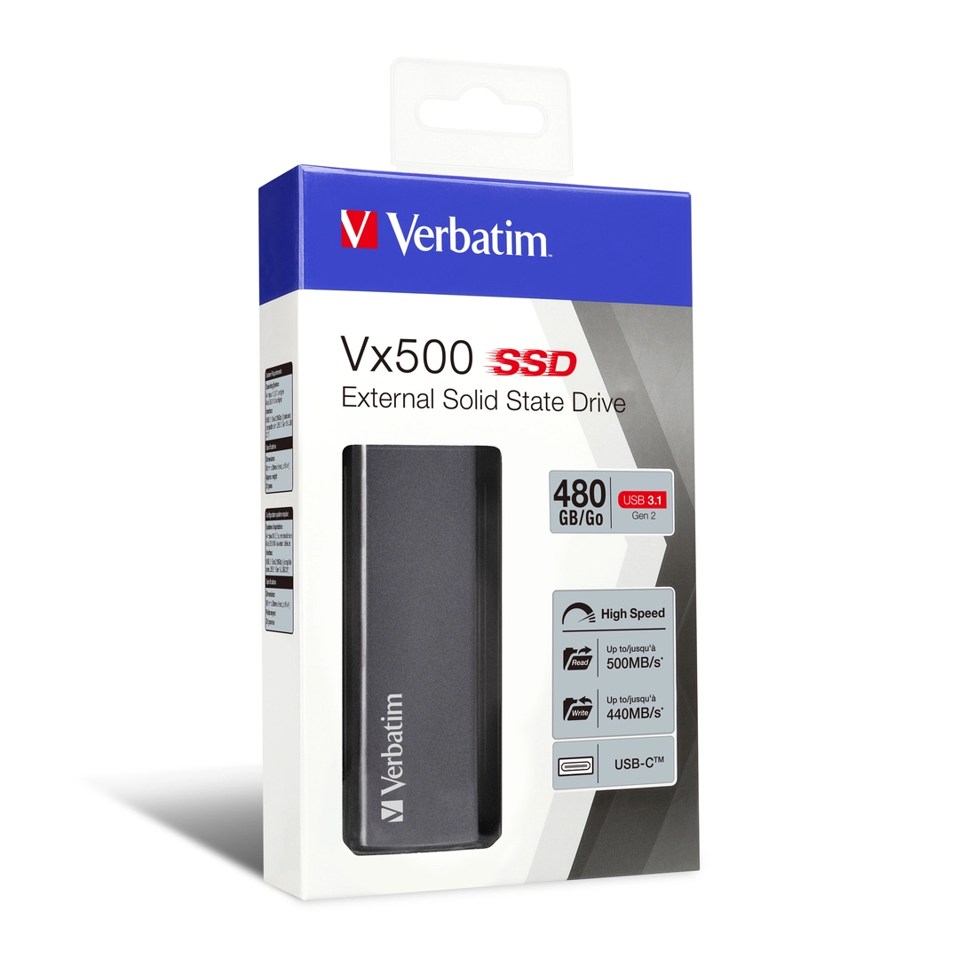VX500 External SSD USB 3.1 G2 120GB, Silver - Bild 3