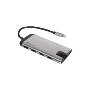 VERBATIM USB-C Multi Hub USB 3.1 GEN1 3.0X3 HDMI SDHC RJ45