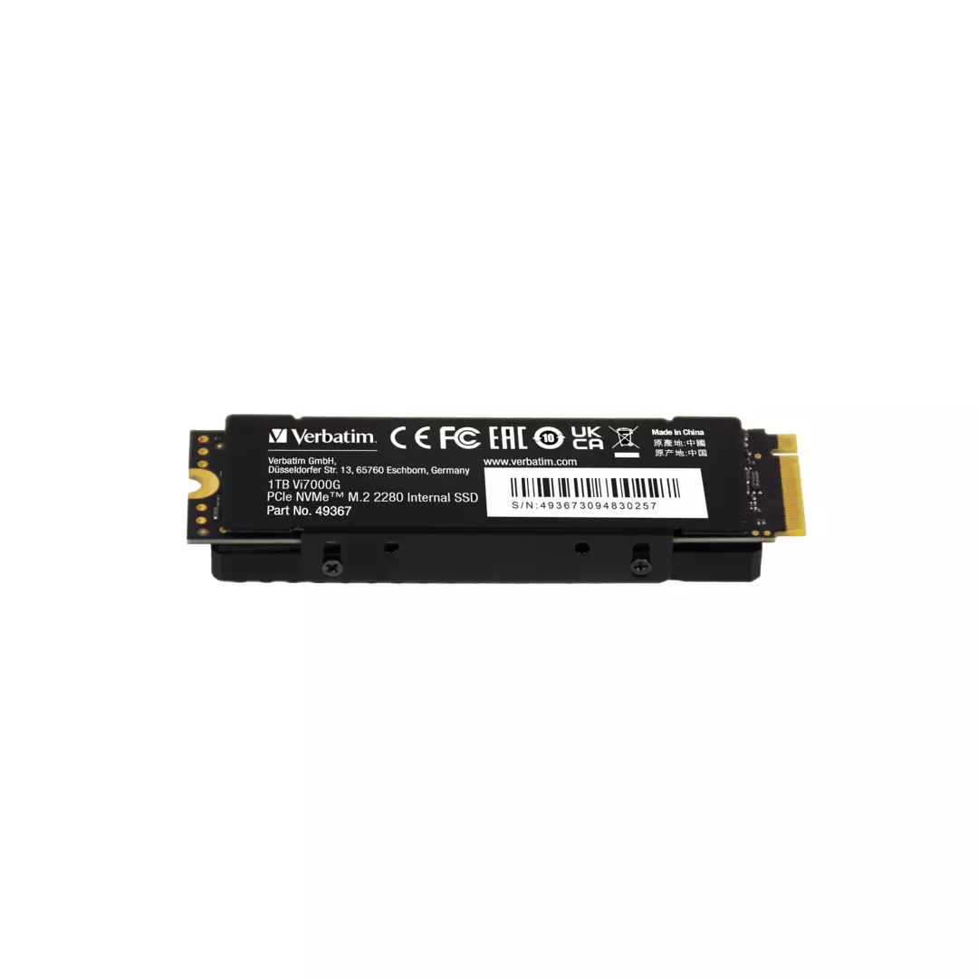 VERBATIM VI7000G PCIE NVME M.2 SSD 1TB - Bild 2