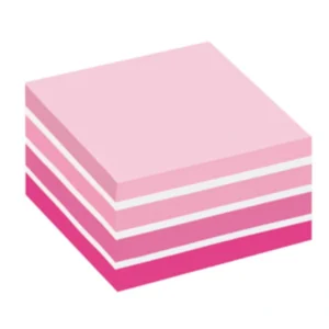 Post-It Notisar 76x76 kub pastelrosa