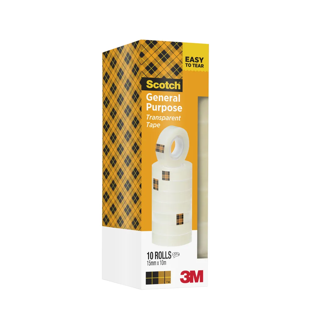 Tejp Scotch 508, 10 m x 15 mm transparent - Bild 2