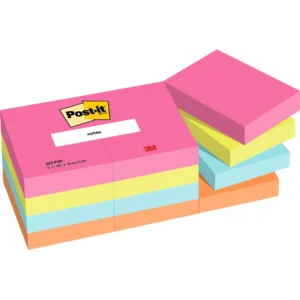 Post-it Poptimistic Cabin Pack 38x51 100sh (12)