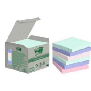 Post-it Recycled mix färger 76x76 100sh (6)
