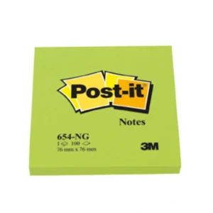 Post-it Notisar 76x76 neon grön