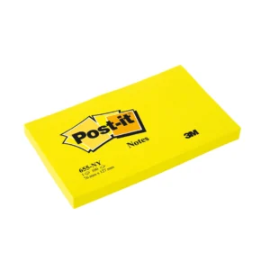 Post-it Notisar 76x127 neon gul